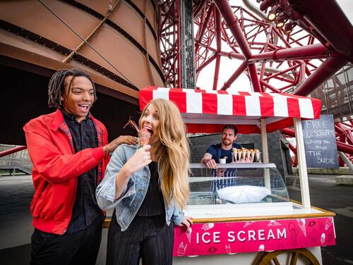 The Slide becomes the first attraction to offer visitors a sensory stimulating ice cream
