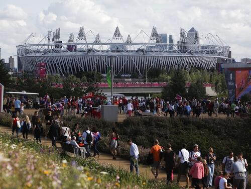 View of the Stadium in Queen Elizabeth Olympic Park