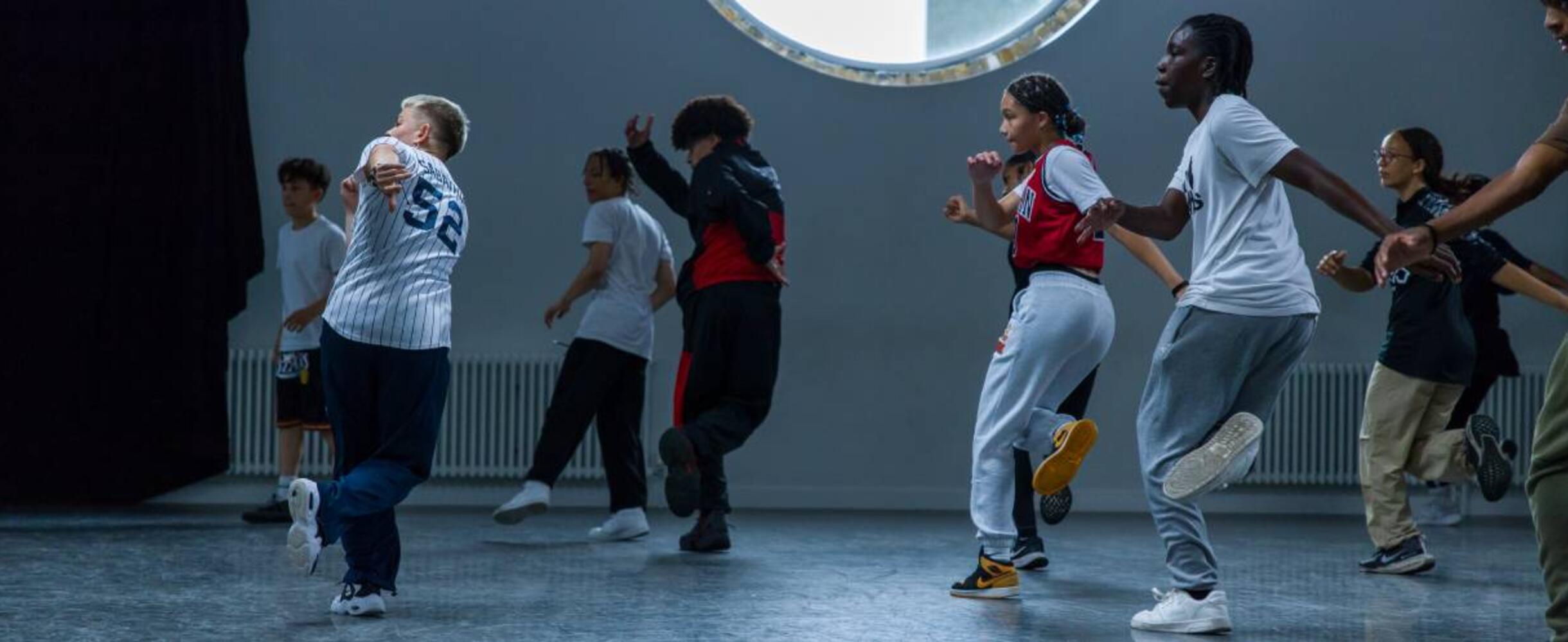 A group of dancers at Academy Breakin' Convention