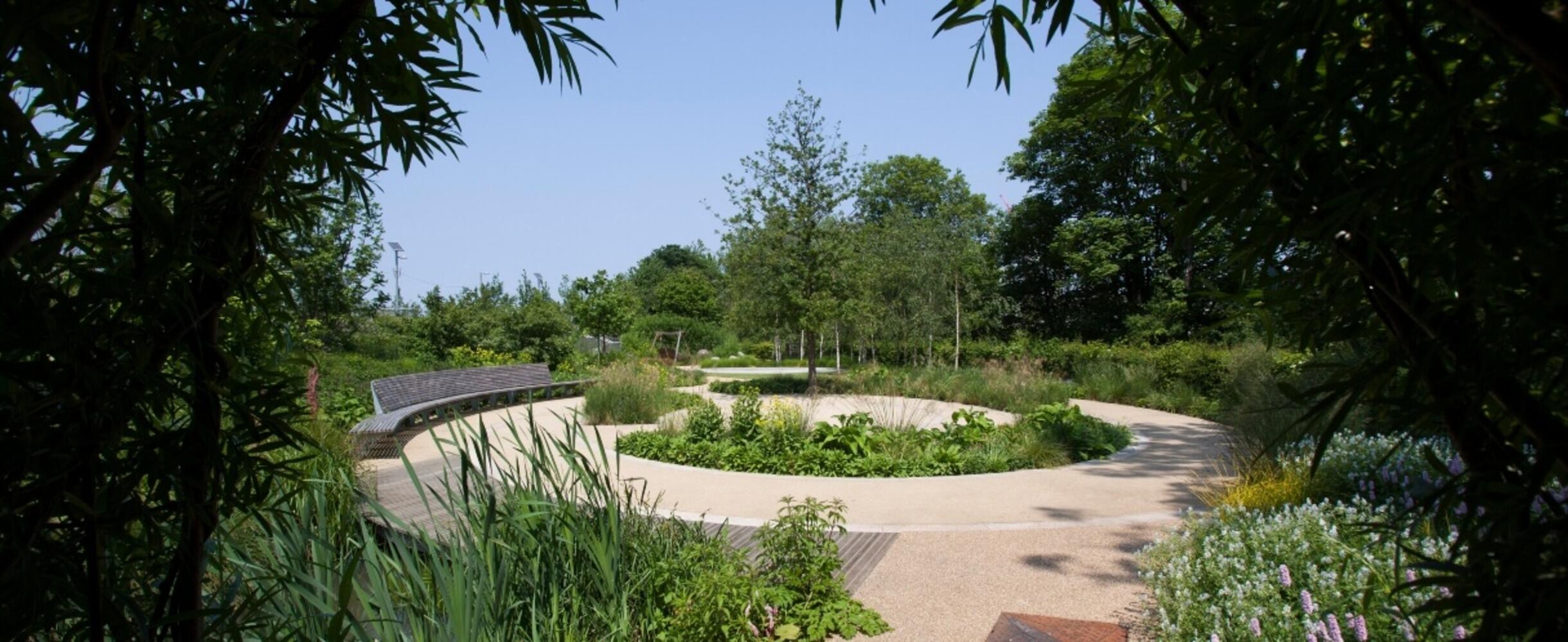The Grat British Gardens on a sunny day