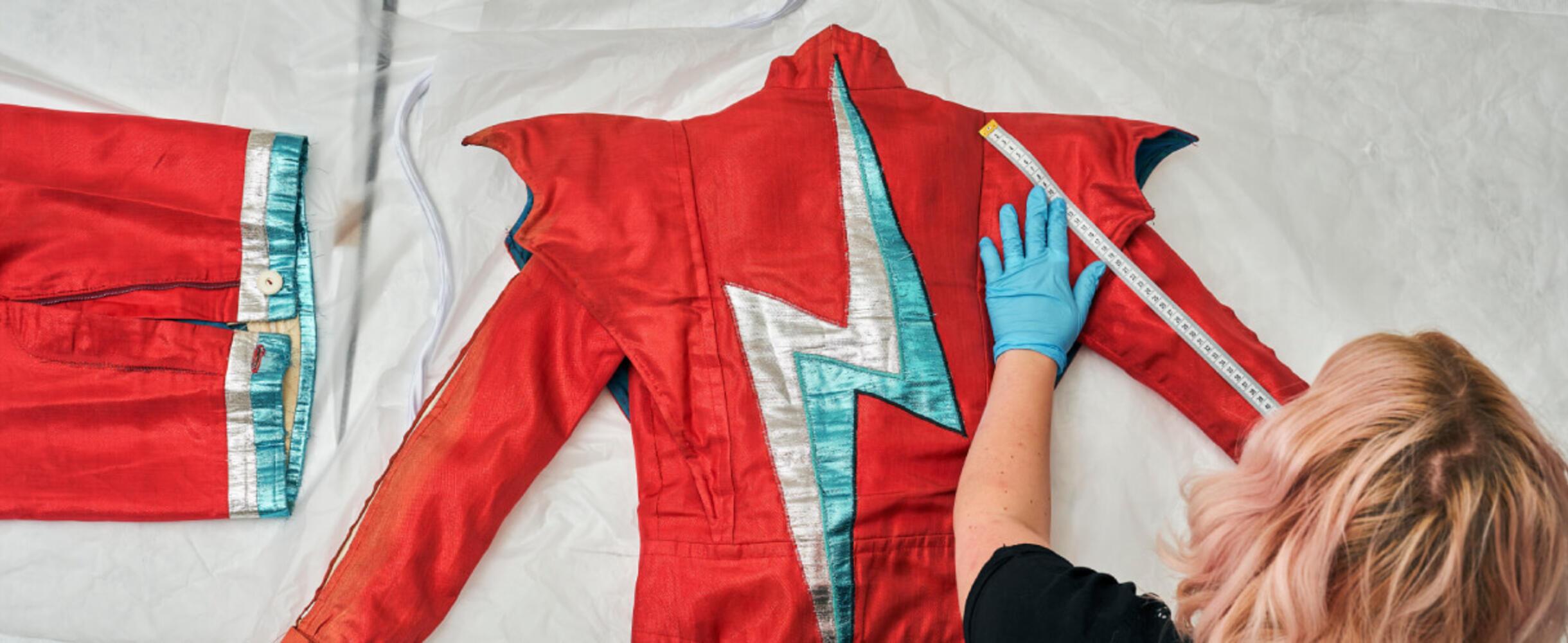Items from the David Bowie Archive are prepared ahead of the David Bowie Centre opening © Victoria and Albert Museum, London