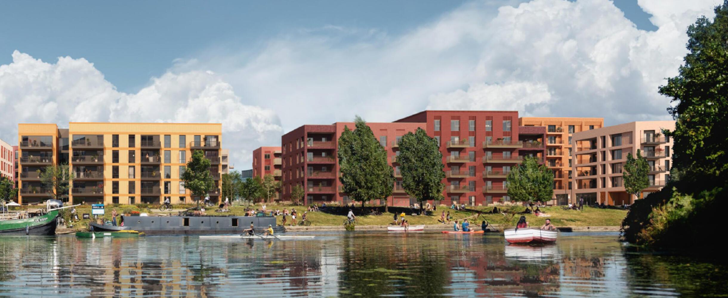 CGI render of the Sweetwater development