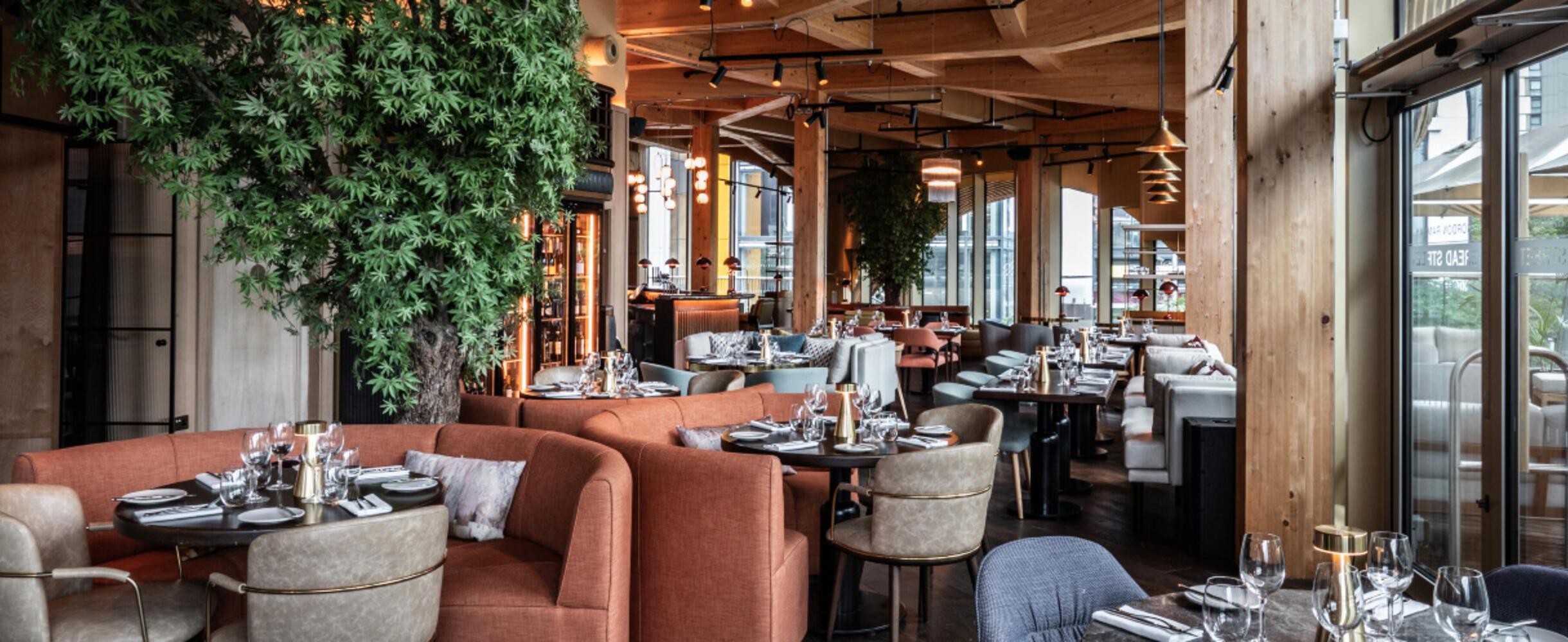 Inside Bread Street Kitchen at Queen Elizabeth Olympic Park