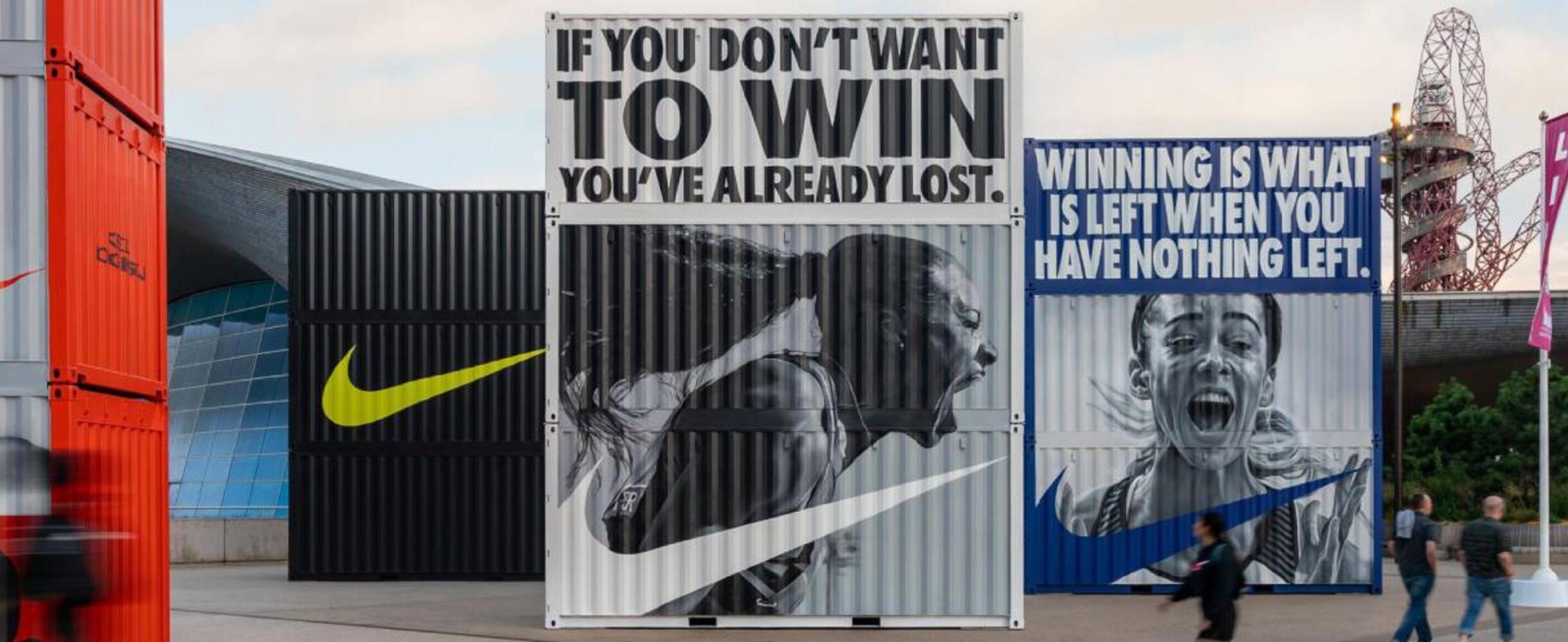 Photo of Nike brand activation on Queen Elizabeth Olympic Park