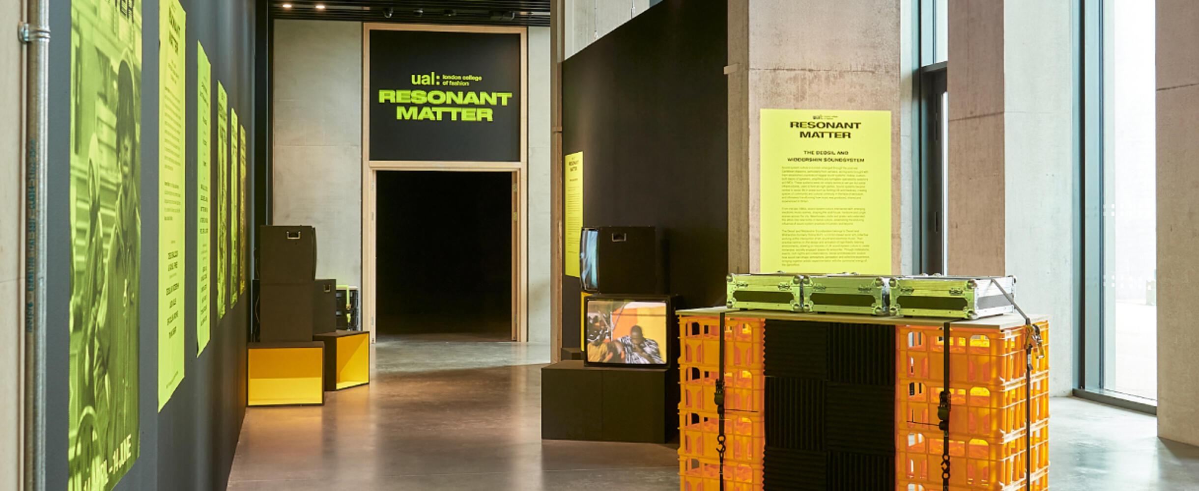 Resonant Matter exhibition at London College of Fashion
