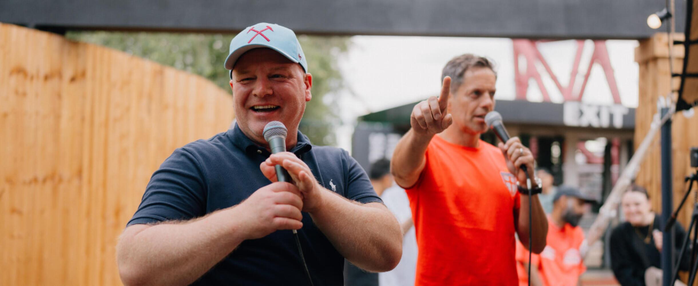 Hosts at Riverside East's West Ham Fan Zone