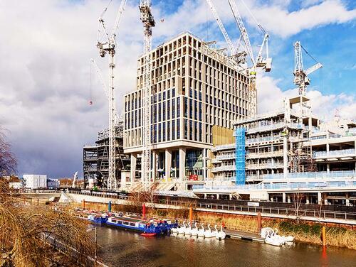 After shot of Stratford Waterfront