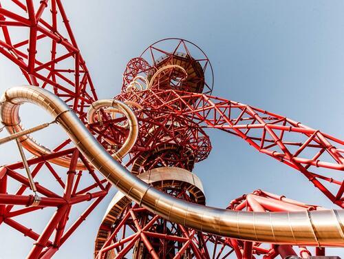 View of ArcelorMittal slide tower