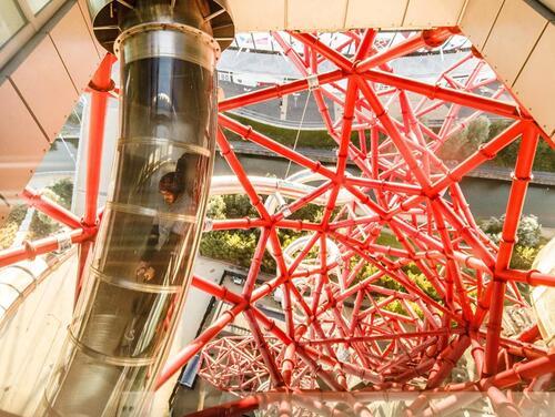 View of ArcelorMittal Orbit slide