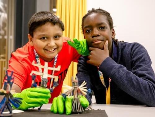 Two boys at East Summer School