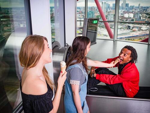 The Slide becomes the first attraction to offer visitors a sensory stimulating ice cream