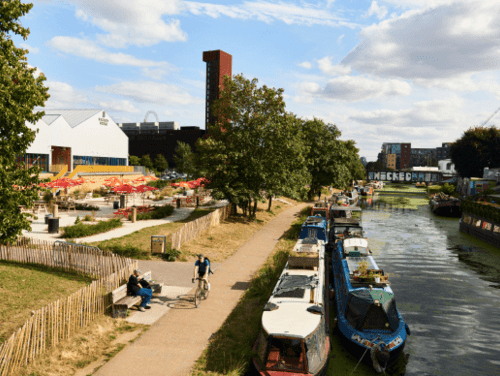 Waterways near Hackney Bridge