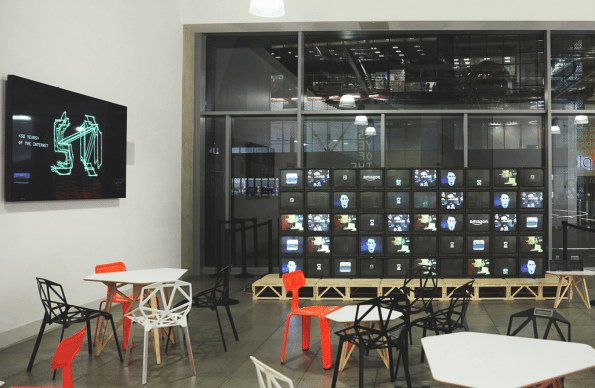 A photo of Here East interior
