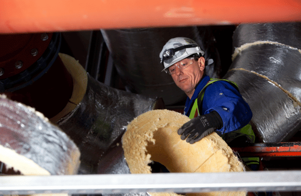 Man doing construction work