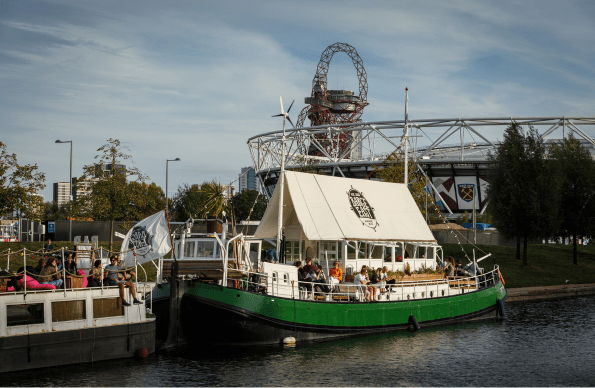 Barge East canal boat