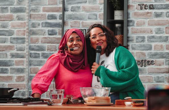 Nadia Hussain at the World Halal Food Fest Nadia Hussain at the World Halal Food Fest