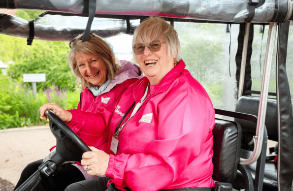 Volunteers on Queen Elizabeth Olympic Park