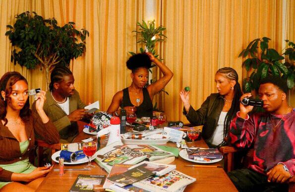 The nourishment team sat round a table The nourishment team sat round a table