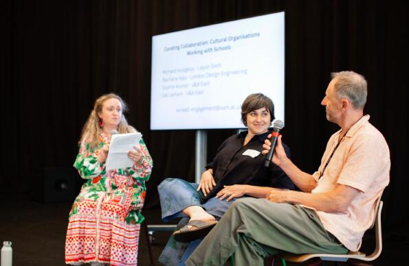 Speakers on stage for East Ed Summer Conference 2025