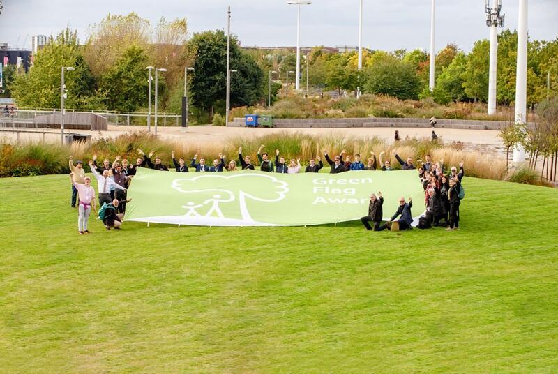 Green Flag award banner Green Flag award banner