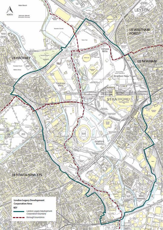 Area Boundary map