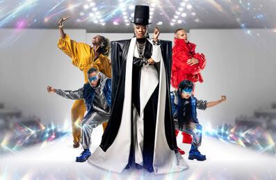 Performers from ZooNation's Ebony Scrooge