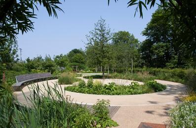 The Grat British Gardens on a sunny day