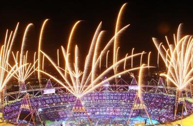 Olympic Ceremony 2012 Fireworks