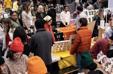 A busy market at Riverside East