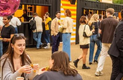 A group of people at Riverside East