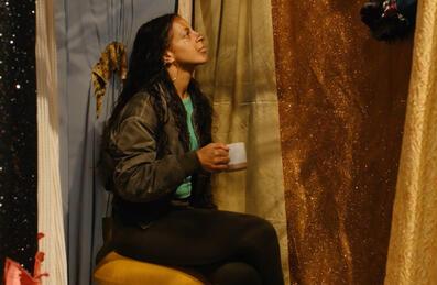 Creating a life-size simulation of a Silvertown community hub in UCL Pearl designed for neurodiverse communities. Acceptance of Difference is one of five exhibits in A Place of Our Making: a multisensory exhibition about east London 