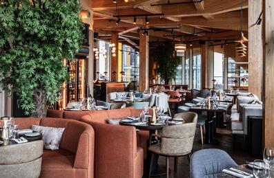 Inside Bread Street Kitchen at Queen Elizabeth Olympic Park