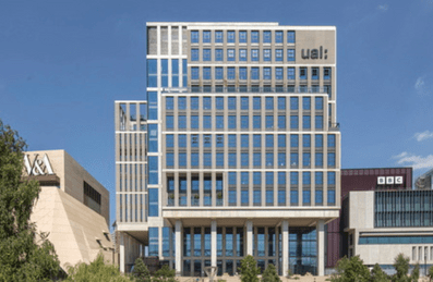East Bank buildings on Queen Elizabeth Olympic Park