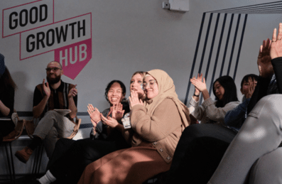 Photo of attendees of Good Growth Hub