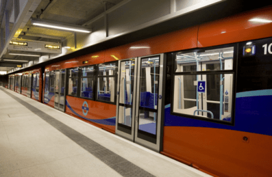 Photo of DLR train