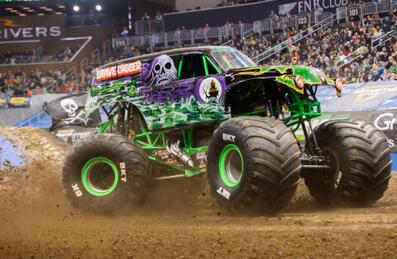 A Monster Jam truck