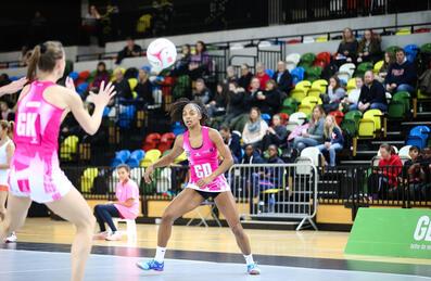 Women playing netball