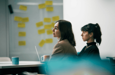 Photos of two members of cohort one of Queen Elizabeth Olympic Park Innovation District