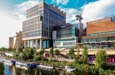 East Bank on Queen Elizabeth Olympic Park in the Summer