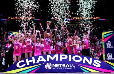London Pulse champions of netball super league