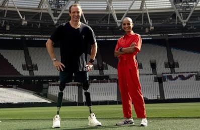 Join Paralympian Richard Whitehead and DJ Adele Roberts